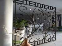 Grille en fer forgé